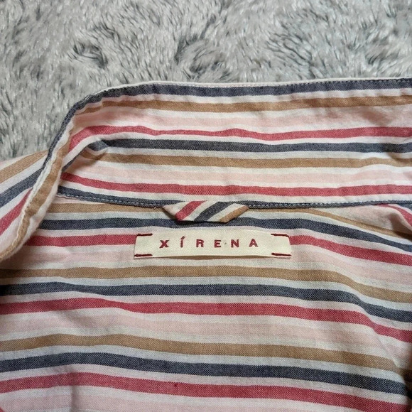 XiRENA Striped Midi Dress - Pink and Blue - Picture 8 of 8